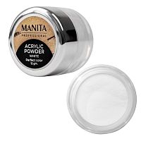 Акриловая пудра MANITA PROFESSIONAL мелкодисперсная "WHITE" (15 г)