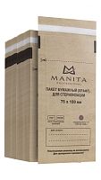 Крафт-пакет manita professional Пакет бумажный (КРАФТ) для стерилизации 75*150 ,100шт