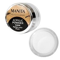 Акриловая пудра MANITA PROFESSIONAL мелкодисперсная "CLEAR" (50 г)