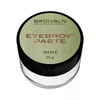BRONSUN Паста для бровей EYEBROW PASTE Белая 10 г 