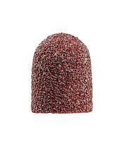 Колпачок шлифовальный Nail Art на пластиковой основе D-13 коричневый #80 (13*19мм), 10шт